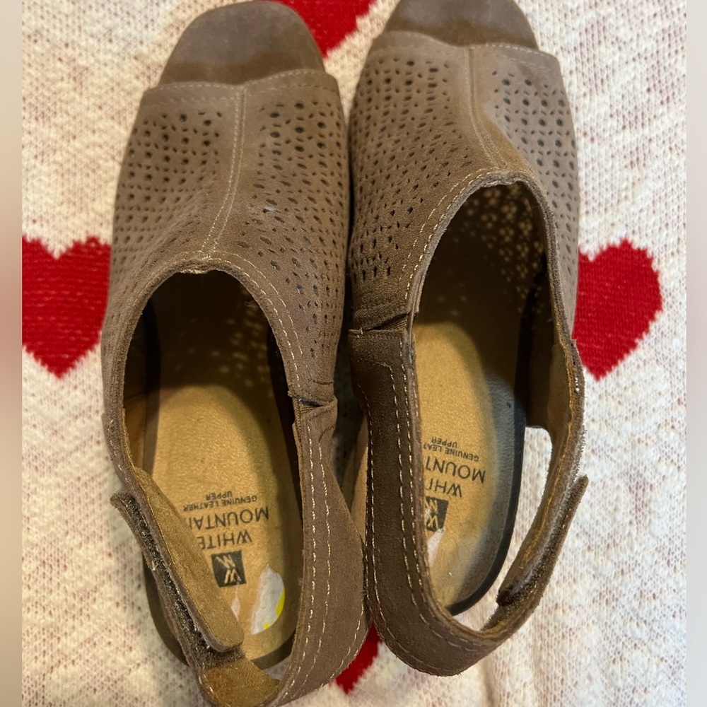 OTBT open toe heel ankle booties